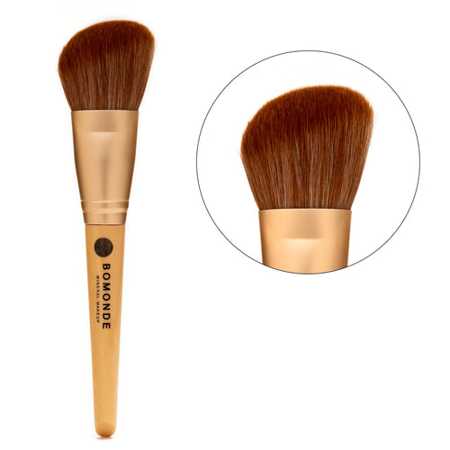 3-Piece Vegan Brush Set | Contour & Eyes Essentials in Eco Hessian Bag-1