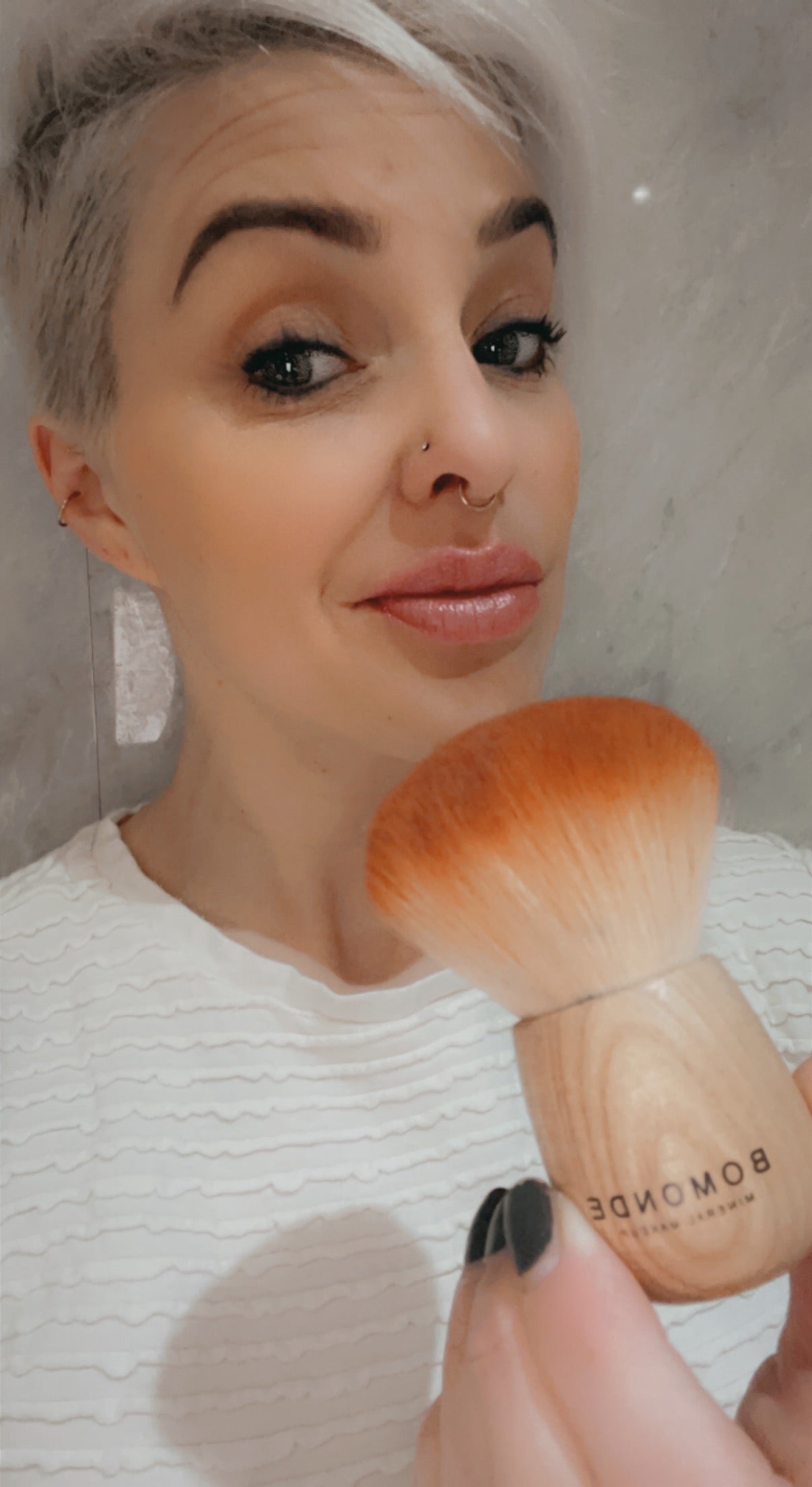 Giant Vegan Kabuki Brush | Soft, Hygienic & Effortless Application-1